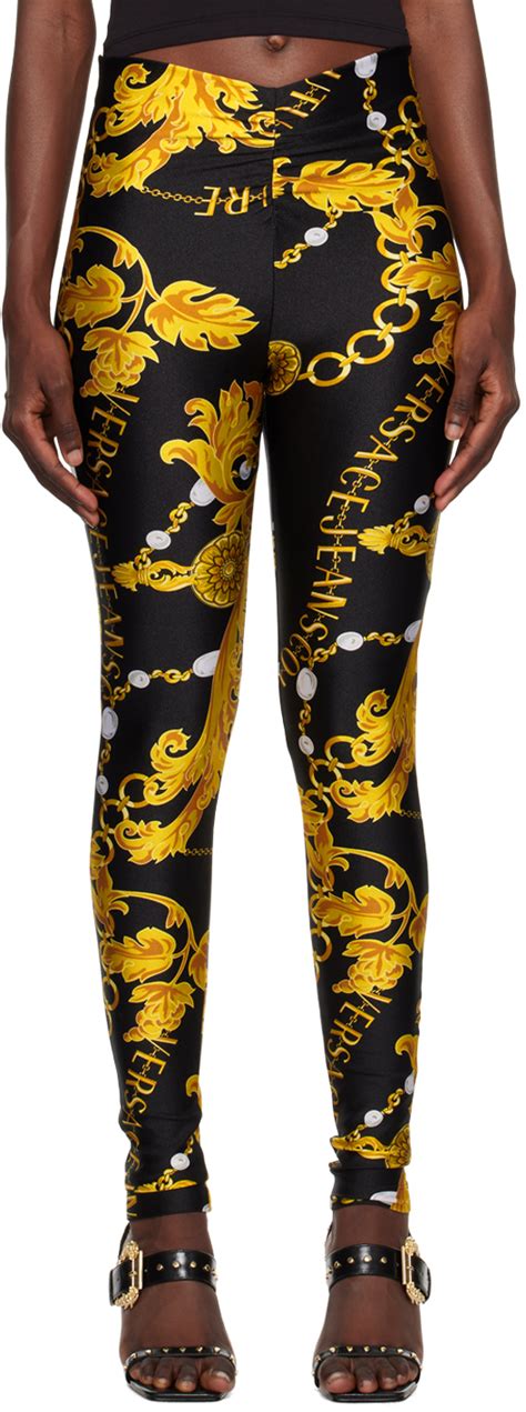 versace conture|versace couture leggings.